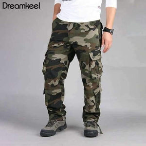 Planet Gates Army Green / 30 Combat Multi-pockets Casual Trousers Camouflage Military Cargo Pants Men Outwear Overalls Army Tactical Pants
