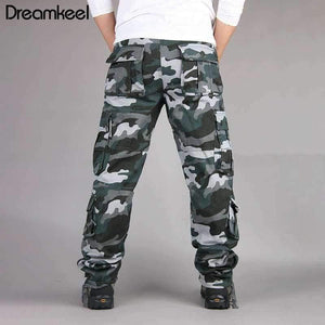 Planet Gates Army Green / 30 Combat Multi-pockets Casual Trousers Camouflage Military Cargo Pants Men Outwear Overalls Army Tactical Pants