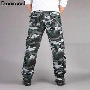 Planet Gates Army Green / 30 Combat Multi-pockets Casual Trousers Camouflage Military Cargo Pants Men Outwear Overalls Army Tactical Pants