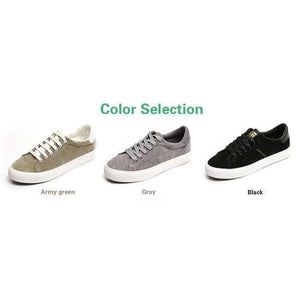 Planet Gates Army Green / 5 HUANQIU Women Vulcanized Shoes Artificial Leather Low Casual Shoes All Match Preppy Style 2017 New Fashion Leisure Shoes 35-39