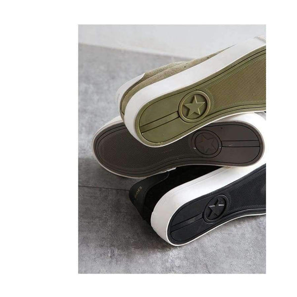 Planet Gates Army Green / 5 HUANQIU Women Vulcanized Shoes Artificial Leather Low Casual Shoes All Match Preppy Style 2017 New Fashion Leisure Shoes 35-39