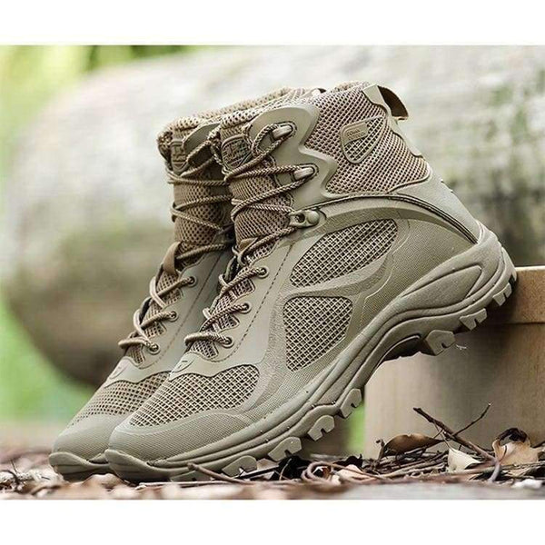 Sports Breathable Mesh Hiking Shoes Men Military Tactical Combat Boots Army Desert Training Hunting Climbing Shoes