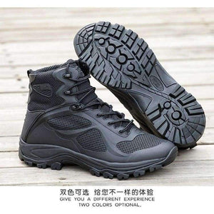 Planet Gates Army Green / 5 Sports Breathable Mesh Hiking Shoes Men Military Tactical Combat Boots Army Desert Training Hunting Climbing Shoes