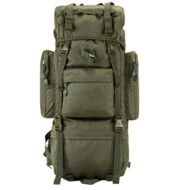 Planet Gates Khaki / 50 - 70L 70L Big Capacity Outdoor Sports Bag Military Tactical Backpack Hiking Camping Waterproof Wear-resisting Nylon Rucksack
