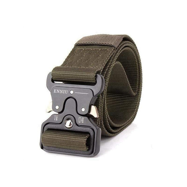Nylon Tactical Belt Army Belt Men Outdoor Training Belts Black High Quality Easy Unlock Metal Military Buckle Belt