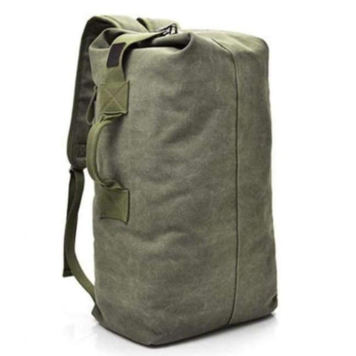 Planet Gates army green big Travel Climbing Bag Tactical Military Backpack Women Army Bags Canvas Bucket Bag Shoulder Sports Bag Male XA208WD