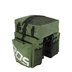 Planet Gates Army Green. / China Mountain Road Bicycle Bike 3 in 1 Trunk Bags Cycling Double Side Rear Rack Tail Seat Pannier Pack Luggage Carrier