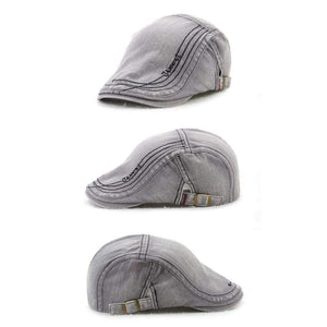 Planet Gates army green Jamont Mens Vintage Cotton Newsboy Cap Casual Adjustable Peaked Hats Boina Flat Caps Duckbill Visor British Gentleman Beret Hats