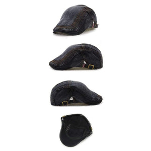 Planet Gates army green Jamont Mens Vintage Cotton Newsboy Cap Casual Adjustable Peaked Hats Boina Flat Caps Duckbill Visor British Gentleman Beret Hats