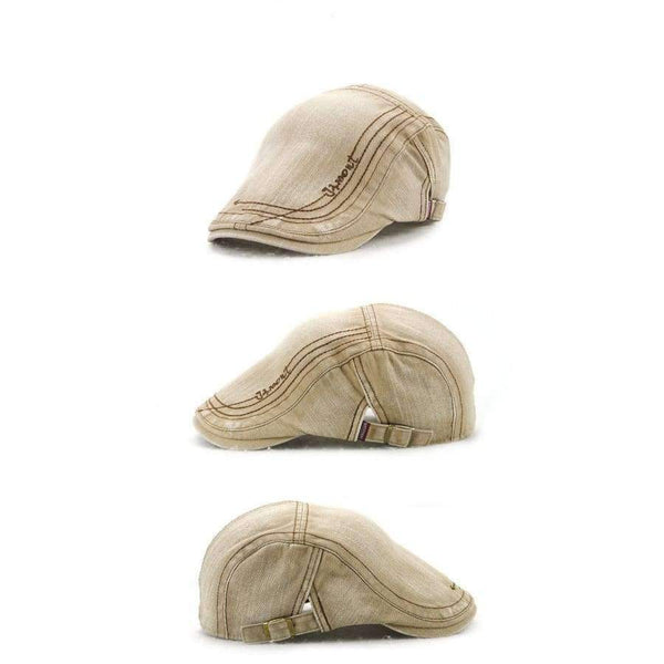 Planet Gates army green Jamont Mens Vintage Cotton Newsboy Cap Casual Adjustable Peaked Hats Boina Flat Caps Duckbill Visor British Gentleman Beret Hats