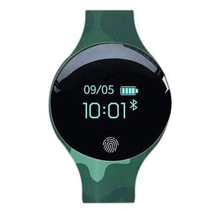 Planet Gates army green Kid Smart Watch Children Sports Watch Kids Digital Watches Boys Girls Bracelet Pedometer Fitness Electronic Wrist Watches