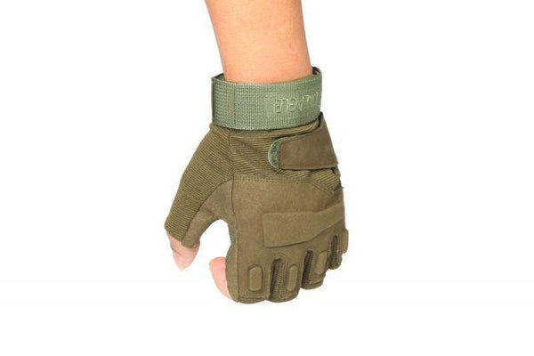 Planet Gates Army green / L Black Hawk Military Tactical Gloves Men Fighting Combat Half Finger Anti-slip Gloves M/L/XL