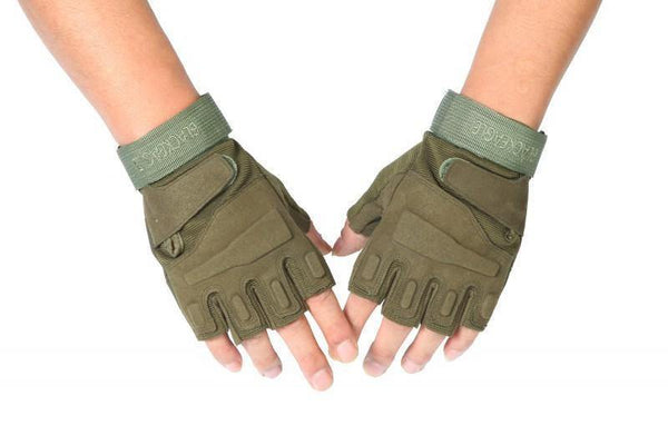 Planet Gates Army green / L Black Hawk Military Tactical Gloves Men Fighting Combat Half Finger Anti-slip Gloves M/L/XL