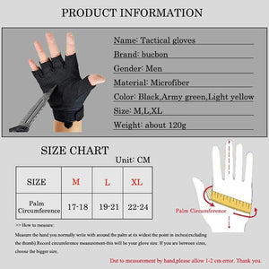 Planet Gates Army green / L Black Hawk Military Tactical Gloves Men Fighting Combat Half Finger Anti-slip Gloves M/L/XL