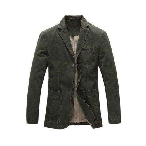Planet Gates Army Green / M 2018 spring  Men 100% cotton casual blazer men's brand military jacket blazers mens suit coat male blazer masculino jackets
