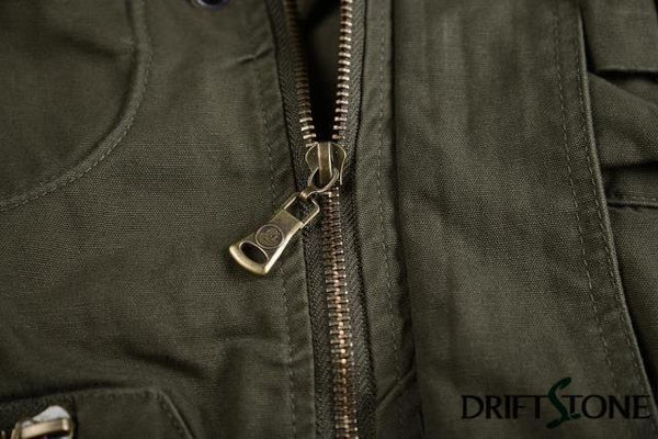 Planet Gates Army Green / M Aeronautica Militare Bomber Jacket Men Removable Sleeve Tactical Military Uniform Coat