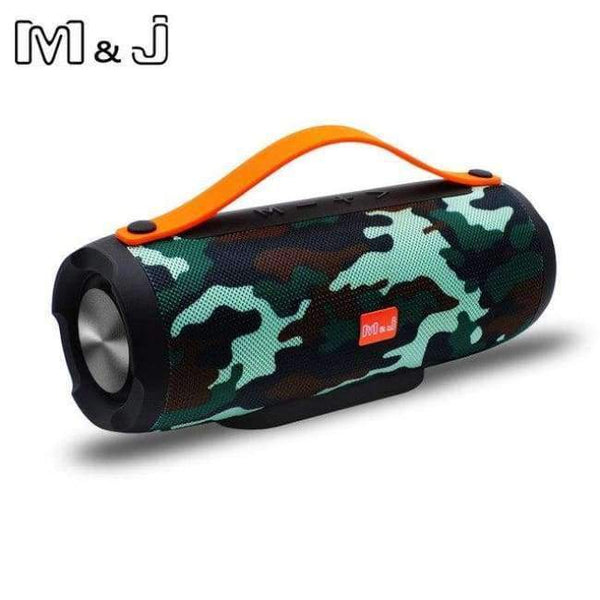 Planet Gates Army Green M&J E13 Bluetooth speaker wireless portable stereo sound big power 10W system MP3 music audio AUX with MIC for android iphone