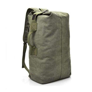 Planet Gates Army Green Medium Outdoor Bacpkack Luggage Travel Large Army Bucket Bag Multifunctional Military Canvas Backpacks Sports Shoulder Bags XA188WA