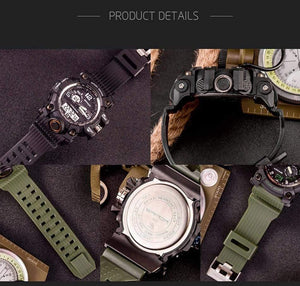 Planet Gates army green Military Men's Watches Top Brand Luxury Waterproof Sport Watch Men S Shock Quartz Watches Clock Relogio Masculino