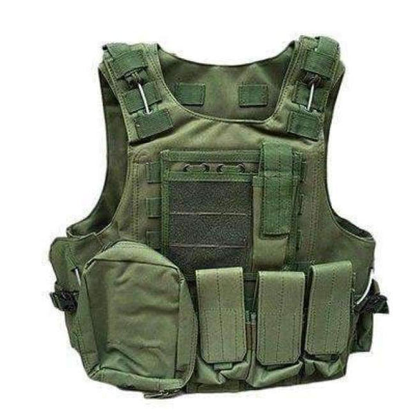 Planet Gates Army Green / One Size Camouflage Hunting Coat CS Hunting Military Tactical Vest Wargame Body Molle Armor Outdoor Equipment 5 Colors