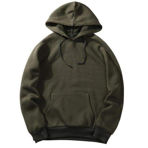 Planet Gates Army Green / S Fashion Hoodies Sweatshirts Male Warm Hip Hop Streetwear Fleece Coat Men Brand Hoodies Sweatshirts EU Size