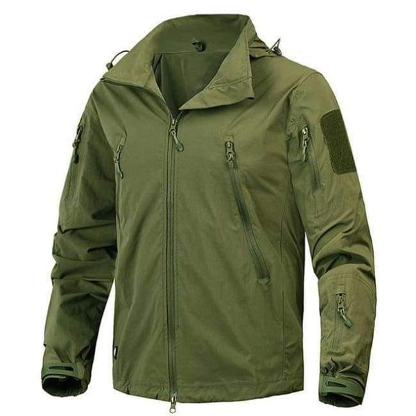 Planet Gates Army Green / S Mege Brand Clothing New Autumn Men's Jacket Coat Military Clothing Tactical Outwear US Army Breathable Nylon Light Windbreaker