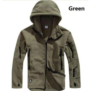 Planet Gates Army Green / S US Military Fleece Tactical Jacket Men Thermal Outdoors Polartec Warm Hooded Coat Militar Softshell Hike Outerwear Army Jackets