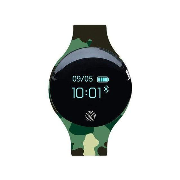 Planet Gates army green Smart Watch Kids 3D Touch Screen Digital Led Sport Watch Silicone Child Wrist Clock Relogio Masculino