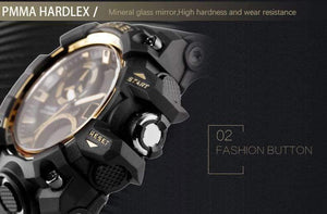 Planet Gates Army Green Watches Brand Digital Backlight Relogio Masculino Watch Men Military LED Wristwatches 1545C Military Watch Men Waterproof