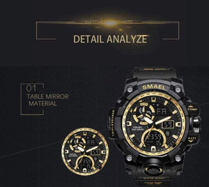 Planet Gates Army Green Watches Brand Digital Backlight Relogio Masculino Watch Men Military LED Wristwatches 1545C Military Watch Men Waterproof