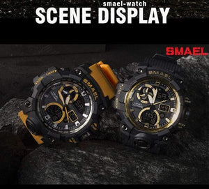 Planet Gates Army Green Watches Brand Digital Backlight Relogio Masculino Watch Men Military LED Wristwatches 1545C Military Watch Men Waterproof