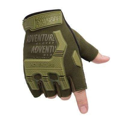 Planet Gates Army green / XL Tactical Gloves Camouflage Military Mittens For Fitness Gym Male Antiskid Motocycle Men Women Moto Half Finger Gloves