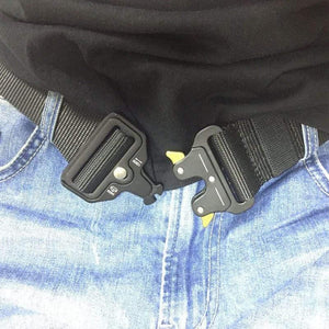 Army Tactical Belt Men's Military Nylon Belt Metal Button Army Style Jeans Belts Wide Outdoor Hunting Waist Strap Homme Ceinture