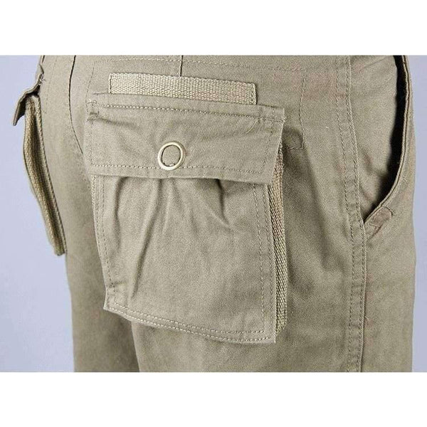 Planet Gates ArmyGreen / 30 Tactical Military Fatigues Cargo Pants Men Men's Cotton Loose Military Trousers Pants Plus Size 40 Light Green