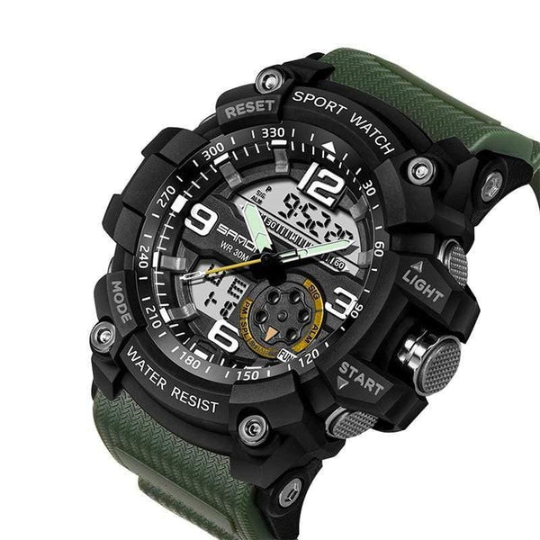 Planet Gates armygreen black Men's Watches Top Brand Luxury Military Quartz Watch Men Waterproof S Shock Wristwatches relogio masculino