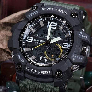 Planet Gates armygreen black Men's Watches Top Brand Luxury Military Quartz Watch Men Waterproof S Shock Wristwatches relogio masculino