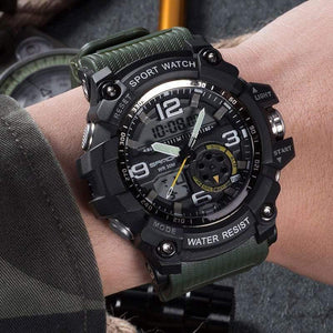 Planet Gates armygreen black Men's Watches Top Brand Luxury Military Quartz Watch Men Waterproof S Shock Wristwatches relogio masculino