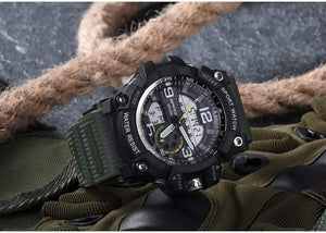 Planet Gates armygreen black Men's Watches Top Brand Luxury Military Quartz Watch Men Waterproof S Shock Wristwatches relogio masculino