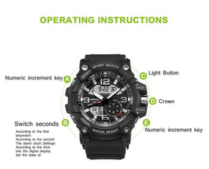Planet Gates armygreen black Men's Watches Top Brand Luxury Military Quartz Watch Men Waterproof S Shock Wristwatches relogio masculino