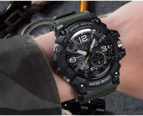 Planet Gates armygreen black Men's Watches Top Brand Luxury Military Quartz Watch Men Waterproof S Shock Wristwatches relogio masculino