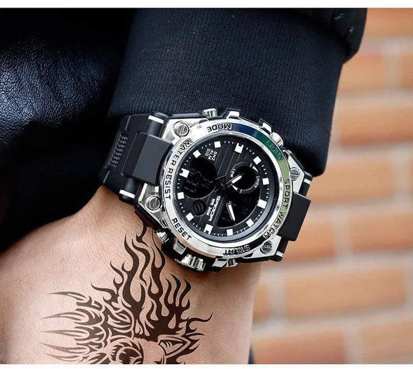 Planet Gates armygreen Sports Men's Watches Top Brand Luxury Military Quartz Watch Men Waterproof S Shock Clock relogio masculino