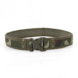 Mens Tactical Belt Military Nylon Belt Outdoor Multifunctional Training Belt High Quality Camouflage Waist Strap