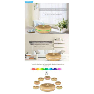 Planet Gates Aromacare 400ml Humidifier Wood Grian Aromatherapy Portable Humidifier Household Appliances Oil Diffuser Supplier Wholesale