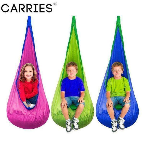 Planet Gates ARRIES Baby Children Indoor Pod Swing Hammock Hanging Bed Garden Furniture Kids Hanging Chair Camping