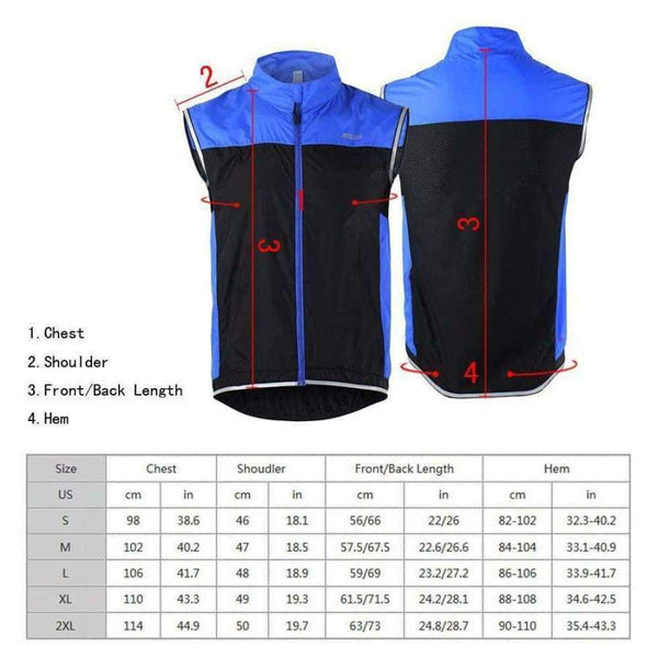Planet Gates ARSUXEO Men's shorts Jacket  Lightweight Sleeveless Coat Jacket Running Cycling Bicycle Vest Windproof Roupa Ropa ciclismo