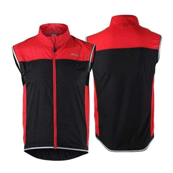 Planet Gates ARSUXEO Men's shorts Jacket  Lightweight Sleeveless Coat Jacket Running Cycling Bicycle Vest Windproof Roupa Ropa ciclismo