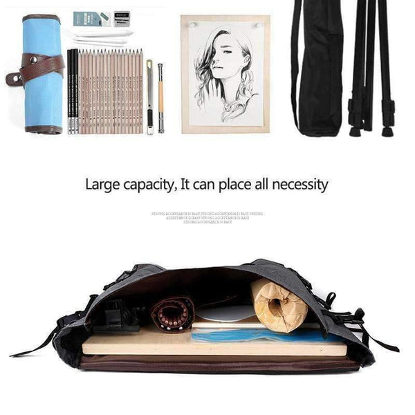 Planet Gates Art bag for drawing board painting set travel sketch bag for sketching tools Canvas painting art supplies for artist