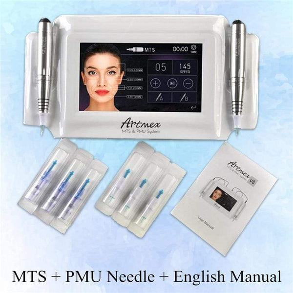 Planet Gates Artmex V8 Permanent Makeup Tattoo Machine Digital Electric Eye Brow Lip Rotary Pen MTS PMU System Makeup Machine 100-240V AC