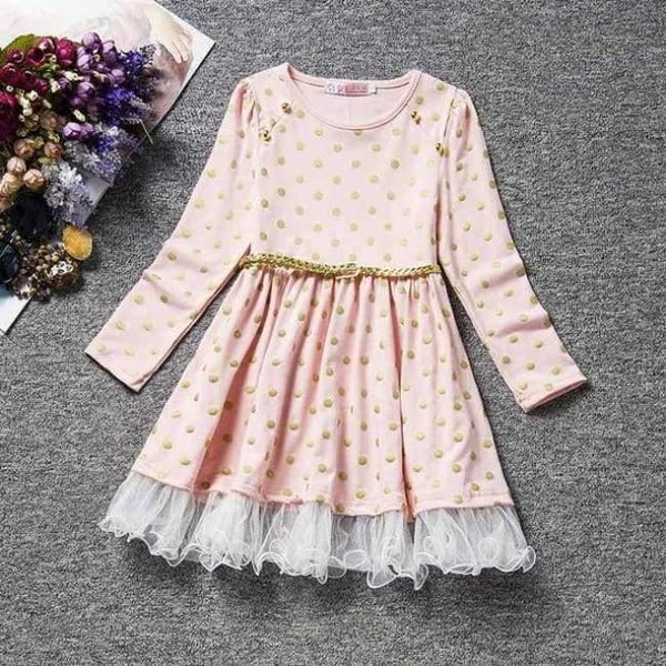 Planet Gates As Photo 1 / 3T Long Sleeve Dress For Girls Clothing Baby Girl Clothing Teenager School Daily Wear Kids Casual Clothes Vestido Infantil 8T