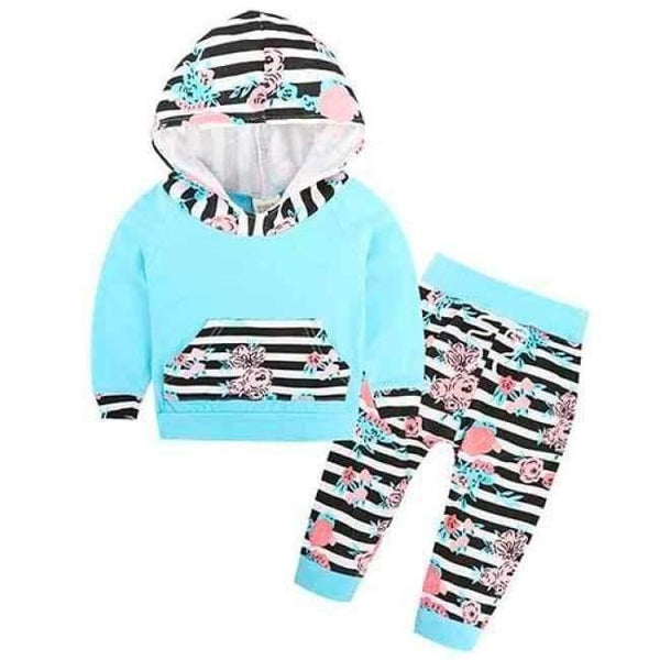 Planet Gates as photo 15 / 18M Baby Autumn new baby boy clothes Children Baby Girls Long Sleeve Hooded Tops Floral pants 2 pcs. clothing set SY188